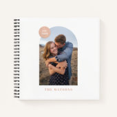 ピーチモダンアーカスタムチPhoto Album Journal ノートブック (正面)