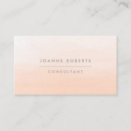 ピーチモダンオレングラデーションジ美しいまたはプロフェッショナル 名刺