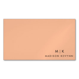 ピーチモダンフエレガントズ美しいプロフェッショナル マグネット名刺