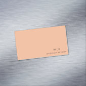 ピーチモダンフエレガントズ美しいプロフェッショナル マグネット名刺 (インサイチュ)