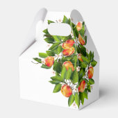 ピーチモダンフルーツ |結婚式の引き出物ボックス フェイバーボックス (裏面サイド)