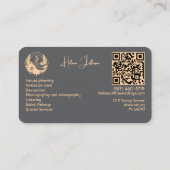 ピーチモダンモティーチロゴウェディングプランナー 名刺 (裏面)