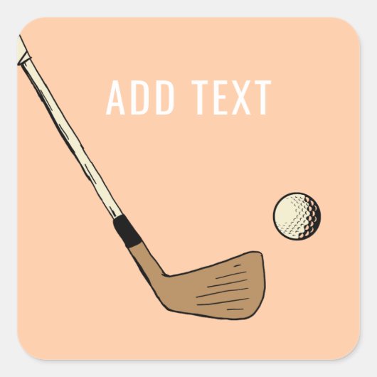 ピーチモダンヴィンテージ スクエアシール (正面)