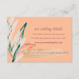 ピーチモダン結婚ス エンクロージャーカード