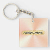 ピーチモノグラムの・金ゴールド事業 | キーホルダー (正面)