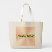 ピーチモノグラムの・金ゴールド事業 | ラージトートバッグ (裏面)