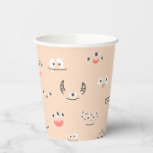 ピーチモンスターアイズパーティーカップ 紙コップ (左)