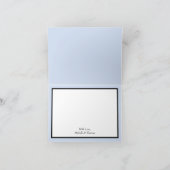 ピーチライトブルー結婚ズバラフローラ サンキューカード (内部)