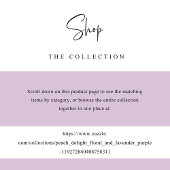 ピーチラベンダーのシーティングプランカード(ゲスト名あり)