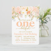 ピーチリトル恋しく思ワンダーフルガールファースト誕生日 招待状 (スタンド正面)