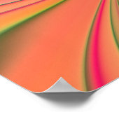 ピーチレッドバタフライ ポスター (角)