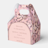ピーチロマンスブライダルシャワー フェイバーボックス (裏面サイド)