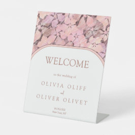 ピーチロマンス結婚の歓迎 台座サイン