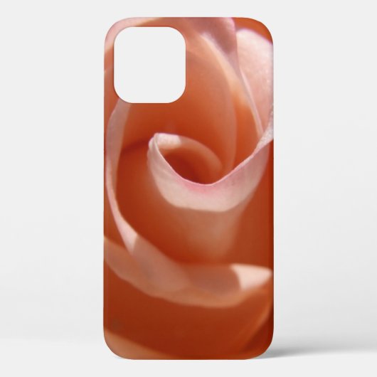 ピーチローズの花びらスマホケース Case-Mate iPhoneケース (裏面)