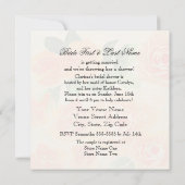 ピーチローズ ブライダルシャワー 招待状 (裏面)