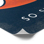 ピーチヴィンテージフルーツラベルポスター ポスター (角)