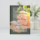 ピーチーエレガントオレンジバラ セーブザデート (スタンド正面)