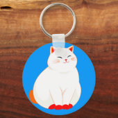 ピーチーズ・ザ・スマイリングキャット キーホルダー (裏面)
