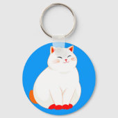 ピーチーズ・ザ・スマイリングキャット キーホルダー (裏面)