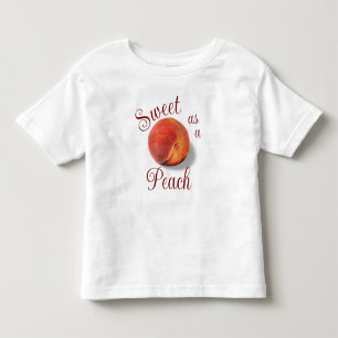 ピーチ幼児トップ トドラーTシャツ