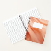 ピーチ抽象芸術液 ノートブック (内部)