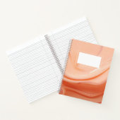 ピーチ抽象芸術液 ノートブック (内部)