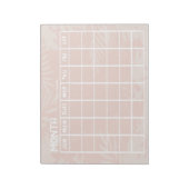 ピーチ未日付カレンダー ノートパッド (回転)