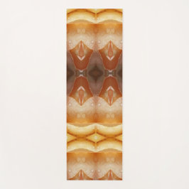 ピーチ淡い色のイカットプフ ヨガマット