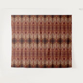 ピーチ淡い色のイカット4サンテルモ タペストリー (正面(横))