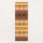 ピーチ淡い色のイカット6 ヨガマット (裏面)