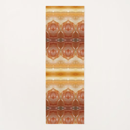 ピーチ淡い色のイカット7 ヨガマット