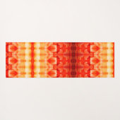 ピーチ淡い色のイカット8サンギリア ヨガマット (裏面(横))