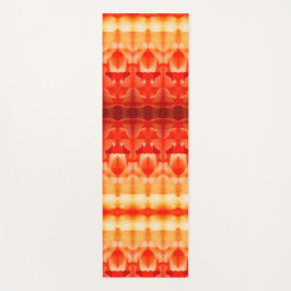 ピーチ淡い色のイカット8サンギリア ヨガマット