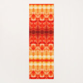 ピーチ淡い色のイカット8サンギリア ヨガマット (裏面)