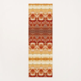 ピーチ淡い色のイカット8 ヨガマット