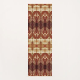 ピーチ淡い色のイカット9 ヨガマット