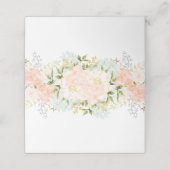 ピーチ淡い色のバラズブークスウィズグリーンリー プレイスカード (外部開封)