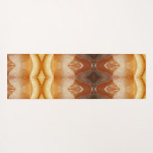 ピーチ淡い色のーイカットポーフ ヨガマット (裏面(横))