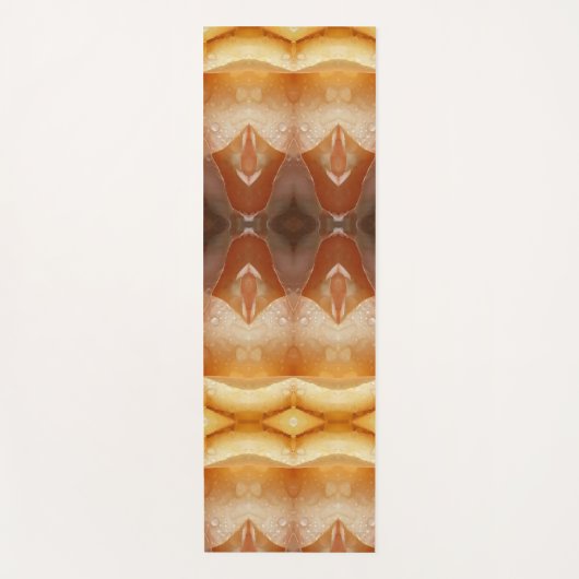 ピーチ淡い色のーイカットポーフ ヨガマット (正面)