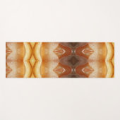 ピーチ淡い色のーイカットポーフ ヨガマット (正面(横))