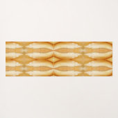 ピーチ淡い色のーイカット ヨガマット (裏面(横))