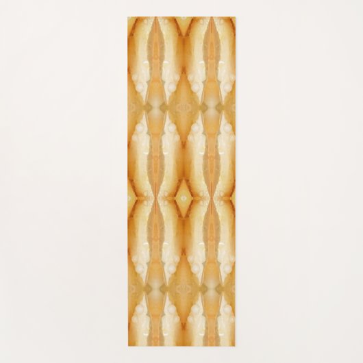 ピーチ淡い色のーイカット ヨガマット (正面)