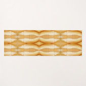 ピーチ淡い色のーイカット ヨガマット (正面(横))