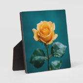 ピーチ独身のバラ フォトプラーク (正面)