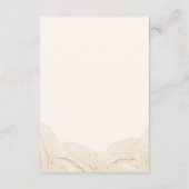 ピーチ素朴ウォーター色フローラ披露宴 エンクロージャーカード (裏面)