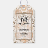 ピーチ素朴フローラ秋インラブフェイヴ ギフトタグ (正面)