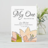 ピーチ結婚のフローラ保存日 セーブザデート (スタンド正面)