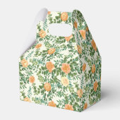 ピーチ結婚アイボリーヴィンテージバラ フェイバーボックス (裏面サイド)