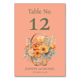 ピーチ結婚サマーテーブル番号 テーブルナンバー