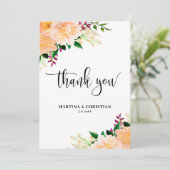 ピーチ結婚フローラ サンキューカード (スタンド正面)